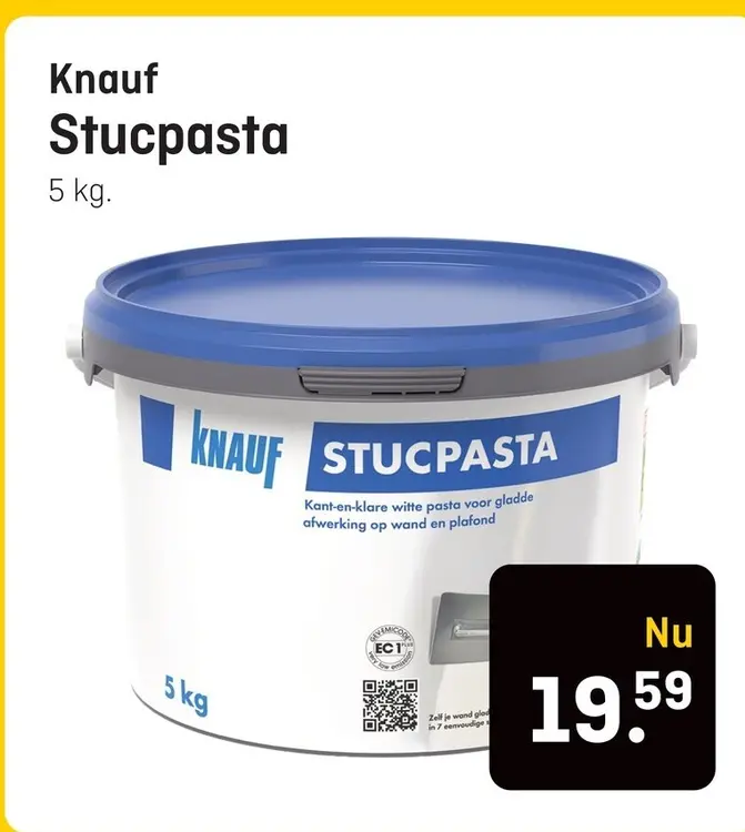 Aanbieding: Stucpasta