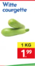 Aanbieding: Witte courgette