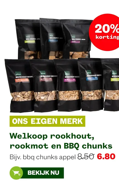 Aanbieding: bbq chunks appel