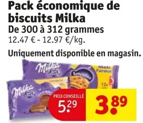Offre: Pack économique de biscuits