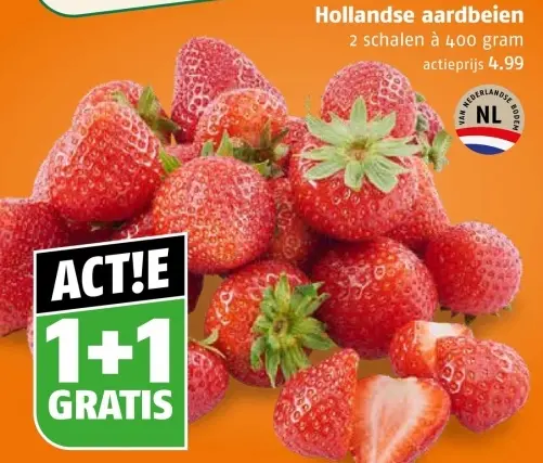 Aanbieding: Hollandse aardbeien