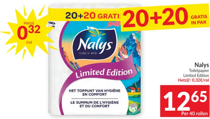 Promotie: Toiletpapier