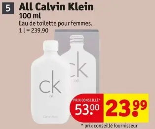 Offre: All Calvin Klein