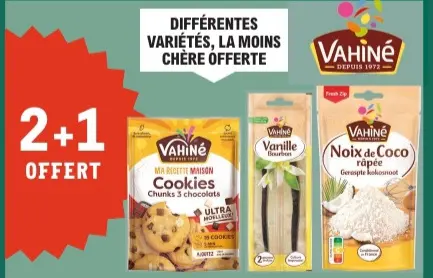 Promotie: Cookies, Vanille Bourbon, Noix de Coco râpée
