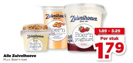 Aanbieding: Boer'n yoghurt