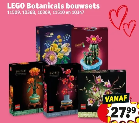 Aanbieding: LEGO Botanicals bouwsets