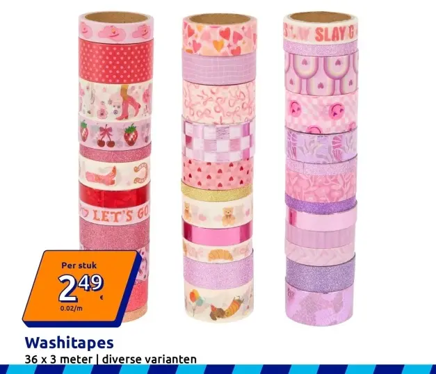 Promotie: Washitapes