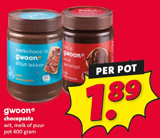 Aanbieding: Chocopasta