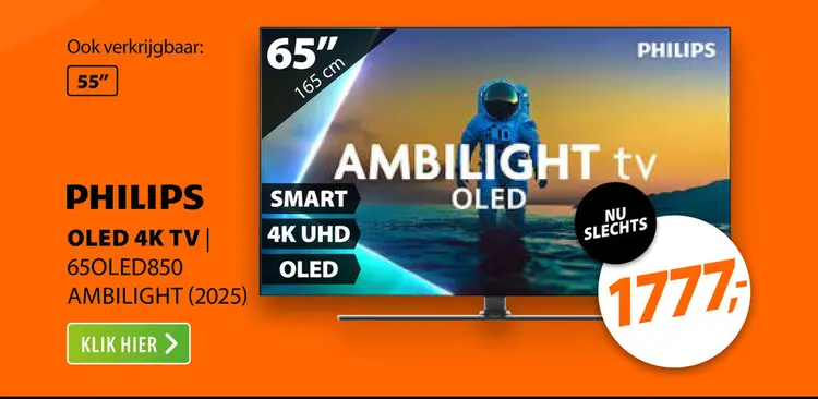 Aanbieding: Philips 65OLED850 Ambilight (2025)