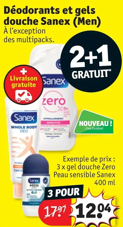 Offre: Déodorants et gels douche