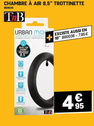 Offre: Chambre à air 8,5" trottinette