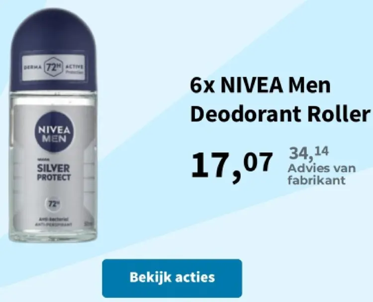 Promotie: Deodorant Roller