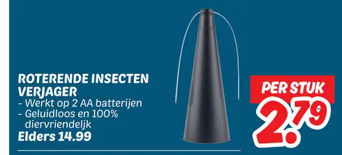 Roterende insecten verjager
