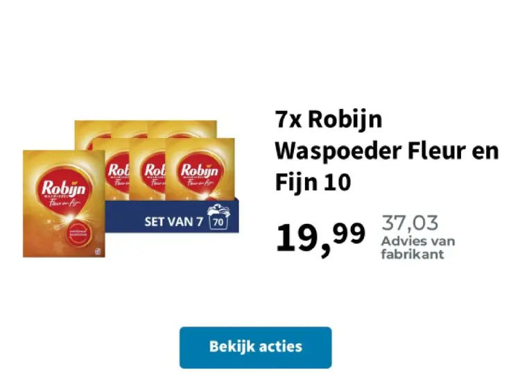 Aanbieding: Waspoeder Fleur en Fijn 10