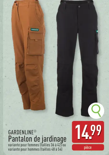 Offre: Pantalon de jardinage