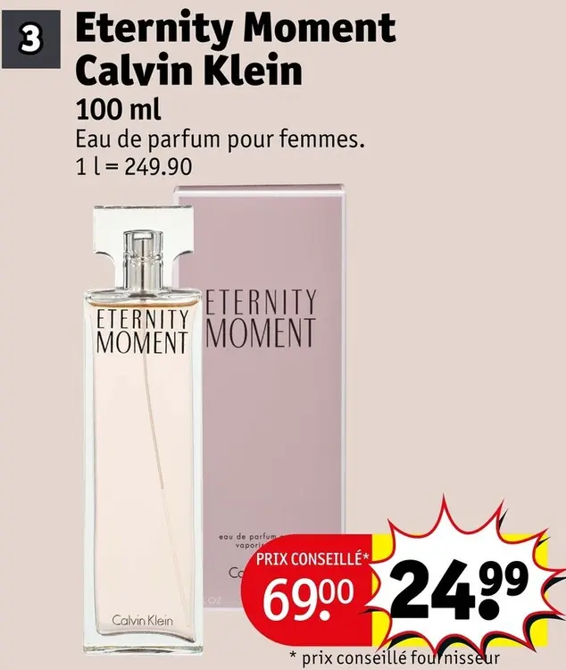 Offre: Eternity Moment Eau de parfum pour femmes