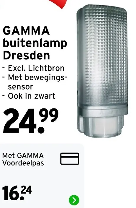 Aanbieding: Buitenlamp Dresden