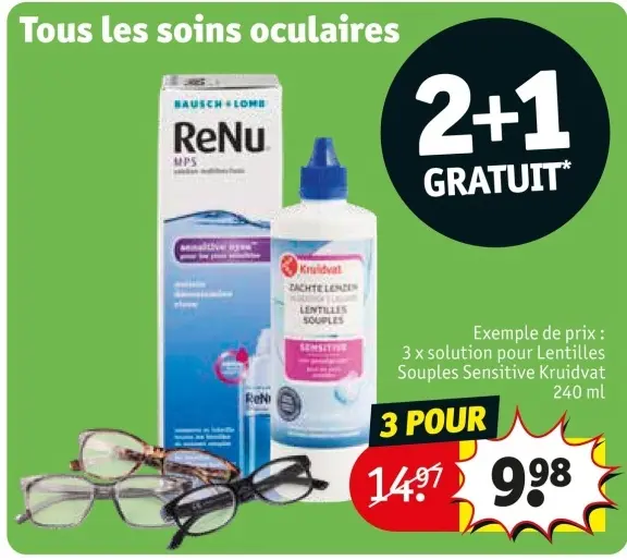 Offre: Tous les soins oculaires