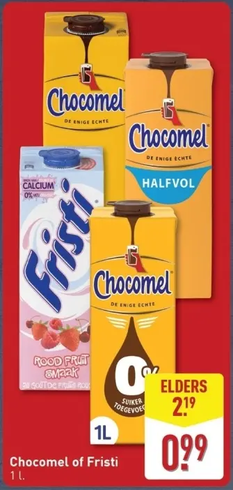 Aanbieding: Chocomel of Fristi