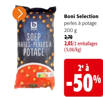 Offre: Perles à potage