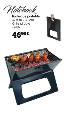 Offre: Notebook Barbecue portable