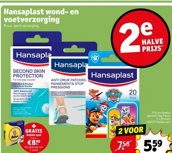 Aanbieding: Hansaplast wond- en voetverzorging