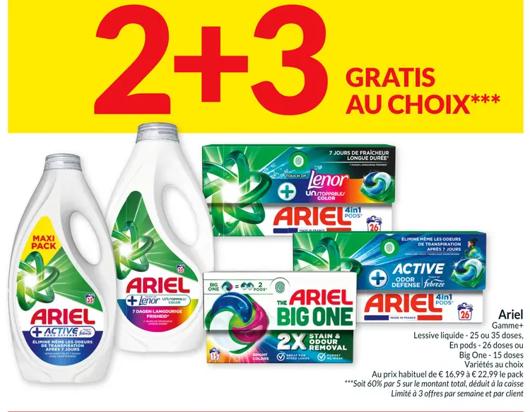 Offre: Ariel Gamme+