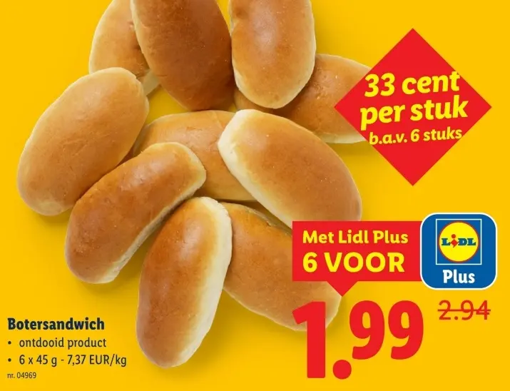 Aanbieding: Botersandwich