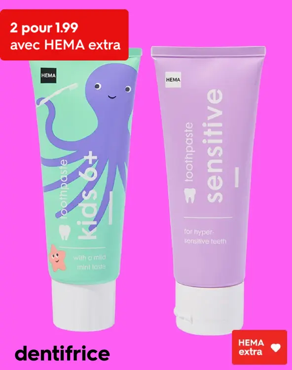 Offre: dentifrice