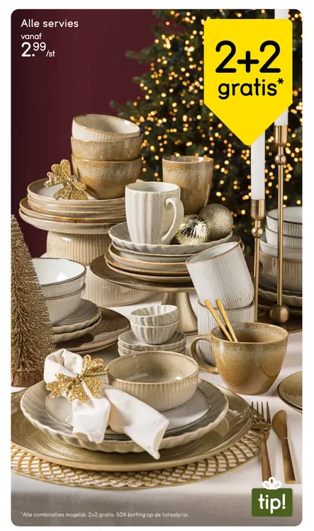 Aanbieding: Alle servies