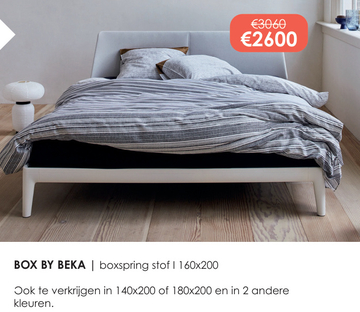 Aanbieding: BOX BY BEKA boxspring stof