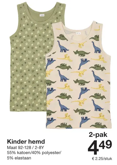 Aanbieding: Kinder hemd