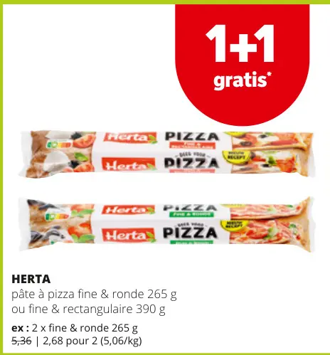 Offre: Pâte à pizza