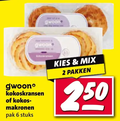 Aanbieding: Kokoskransen of kokosmakronen