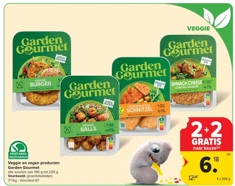 Promotie: Veggie en vegan producten