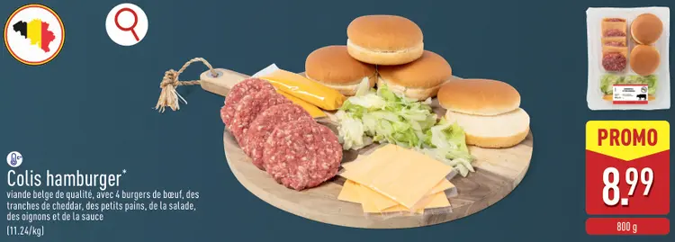Offre: Colis hamburger