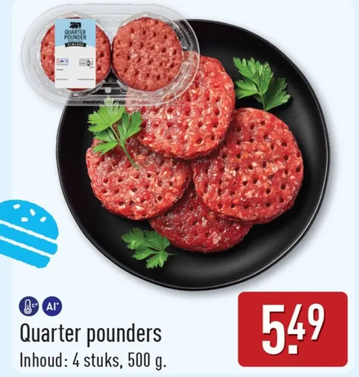 Aanbieding: Quarter pounders