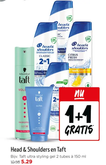Aanbieding: Head & Shoulders en Taft