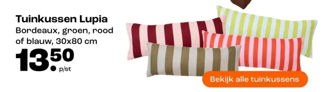 Promotie: Tuinkussen Lupia