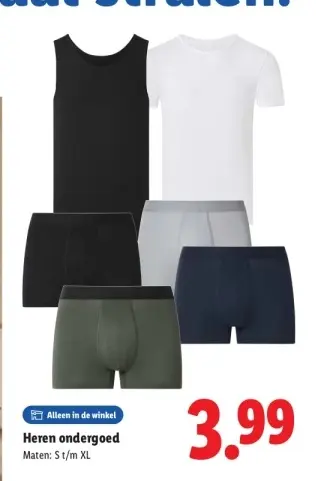Aanbieding: Heren ondergoed