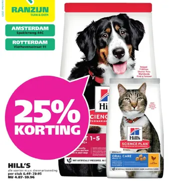 Aanbieding: Hill's alle soorten