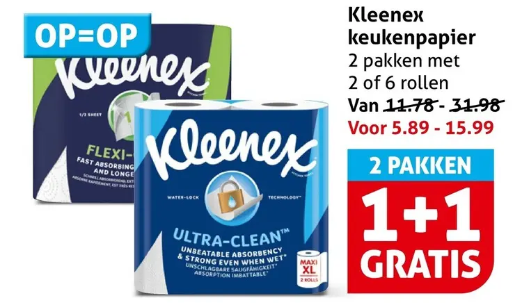 Aanbieding: Kleenex keukenpapier