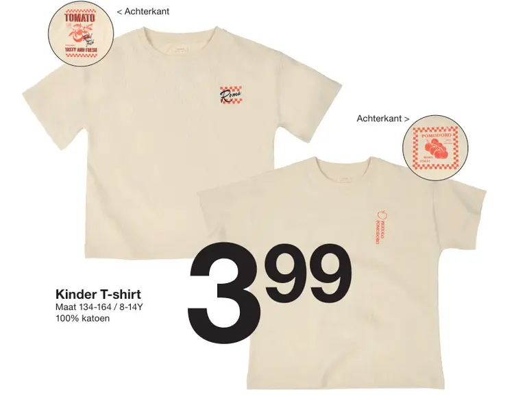 Promotie: Kinder T-shirt