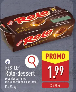 Promotie: Rolo-dessert