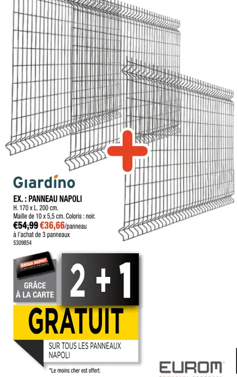 Offre: Panneau napoli