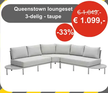 Aanbieding: Queenstown loungeset