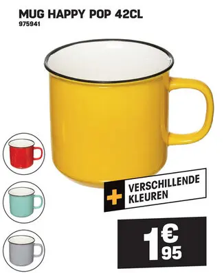 Aanbieding: Mug happy pop
