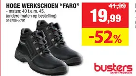 Promotie: Hoge werkschoen "faro"