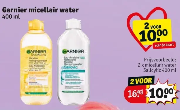 Promotie: micellair water