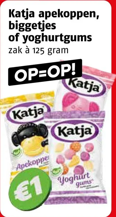 Aanbieding: Apekoppen, biggetjes of yoghurtgums